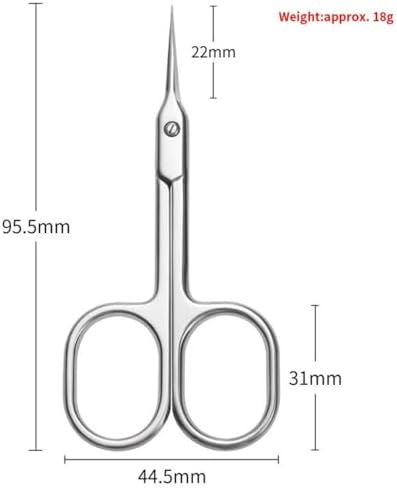 1 Pcs Stainless Steel Nail Cuticle Scissors Removal Special Eyebrow Eyelids Patch Trimmer Manicure Clipper Nail Tools,01,h - Image 2