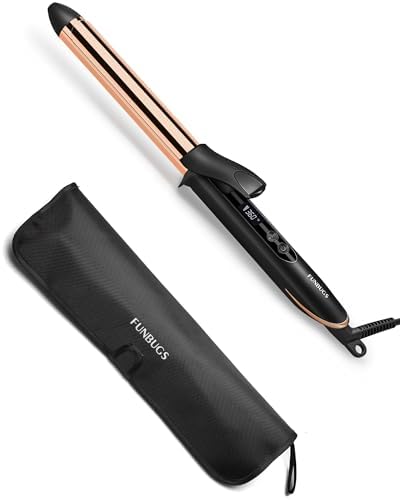 1 Inch Titanium Curling Iron - Anodised for Soft Bouncy Curls by Unknown
