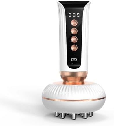 电动按摩器摩刷肩颈温热仪揉腹电动 Guasha Tool 刮痧仪 Portable Handheld Neck, Shoulder, Back Massager - Image 2