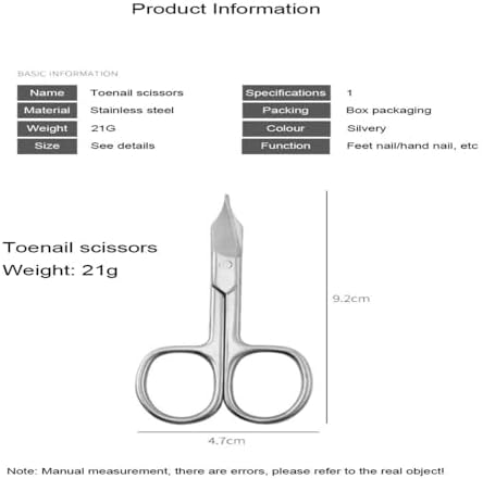 1 Pcs Stainless Steel Nail Cuticle Scissors Removal Special Eyebrow Eyelids Patch Trimmer Manicure Clipper Nail Tools,04,h - Image 7