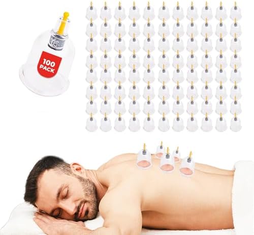 [100 Pack] Bulk Cupping Set for Massage Therapy - B1 B2 B3 B4 B5 B6 B7 U4 U5 - U5 (1.73 in) - Wholesale Professional Cupping Therapy Set, Cuppings Massage Kit, Physical Therapy Kit [No Pump Included] by Unknown