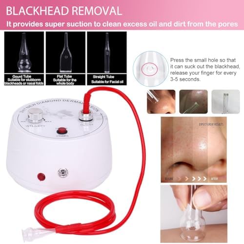 【3 IN 1 】Microdermabrasion Machine, Beauty Star Professional Diamond Dermabrasion Facial Devices at Home - Image 3