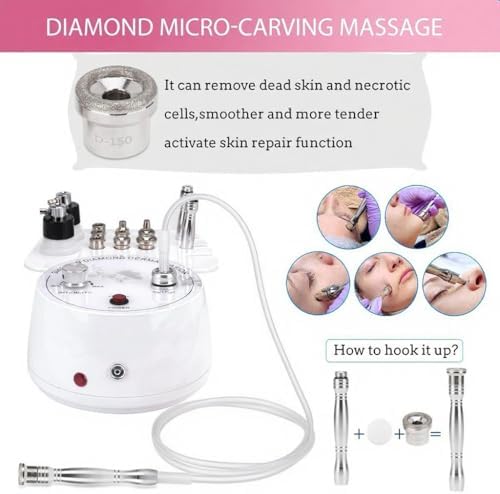 【3 IN 1 】Microdermabrasion Machine, Beauty Star Professional Diamond Dermabrasion Facial Devices at Home - Image 2
