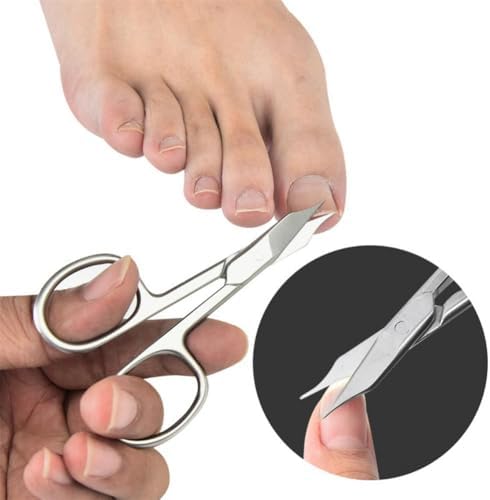 1 Pcs Stainless Steel Nail Cuticle Scissors Removal Special Eyebrow Eyelids Patch Trimmer Manicure Clipper Nail Tools,02,h - Image 4