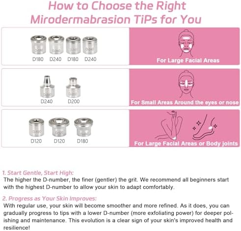 【3 IN 1 】Microdermabrasion Machine, Beauty Star Professional Diamond Dermabrasion Facial Devices at Home - Image 6
