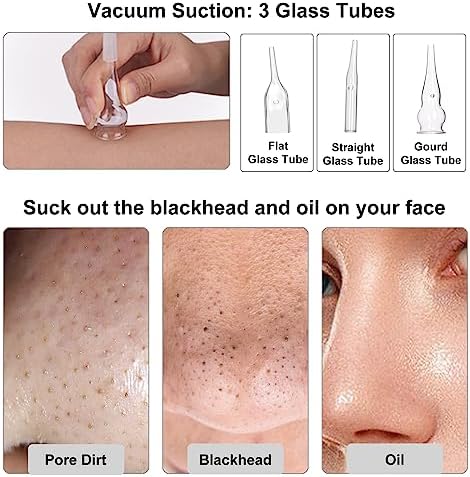 【3-IN-1】Microdermabrasion Machine, mcwdoit 0-68cmHg Strong Suction Power, Professional Dermabrasion Facial Skin Care - Image 2