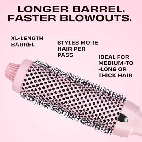 1.7" Ceramic Hottie Hot XL Round Brush - Blush - Image 3