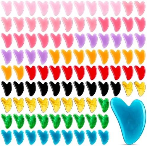 100 Pcs Gua Sha Facial Tools Bulk Resin Gua Sha Massage Tool by Unknown